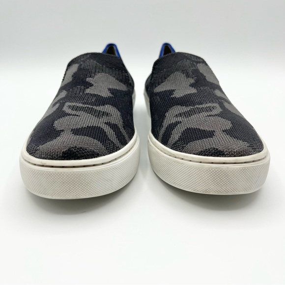 Rothy’s The Original Slip On Sneaker Shoe Grey Camo Gray Camouflage Retired 8.5 - Picture 8 of 16
